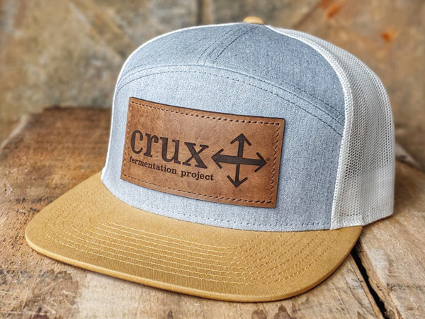 Crux Tri Color 7 panel hat
