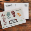 crux postcard sticker