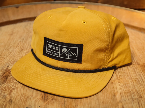 Crux Bend Oregon yellow grandpa hat
